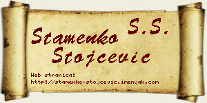 Stamenko Stojčević vizit kartica
